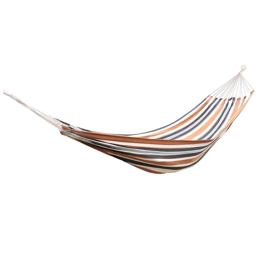 Gardeon Hammock Bed Outdoor Camping Hammocks Beige Grey Gardeon