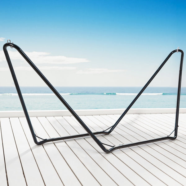 Gardeon Hammock Bed Stand Steel Frame Outdoor Garden Awezingly