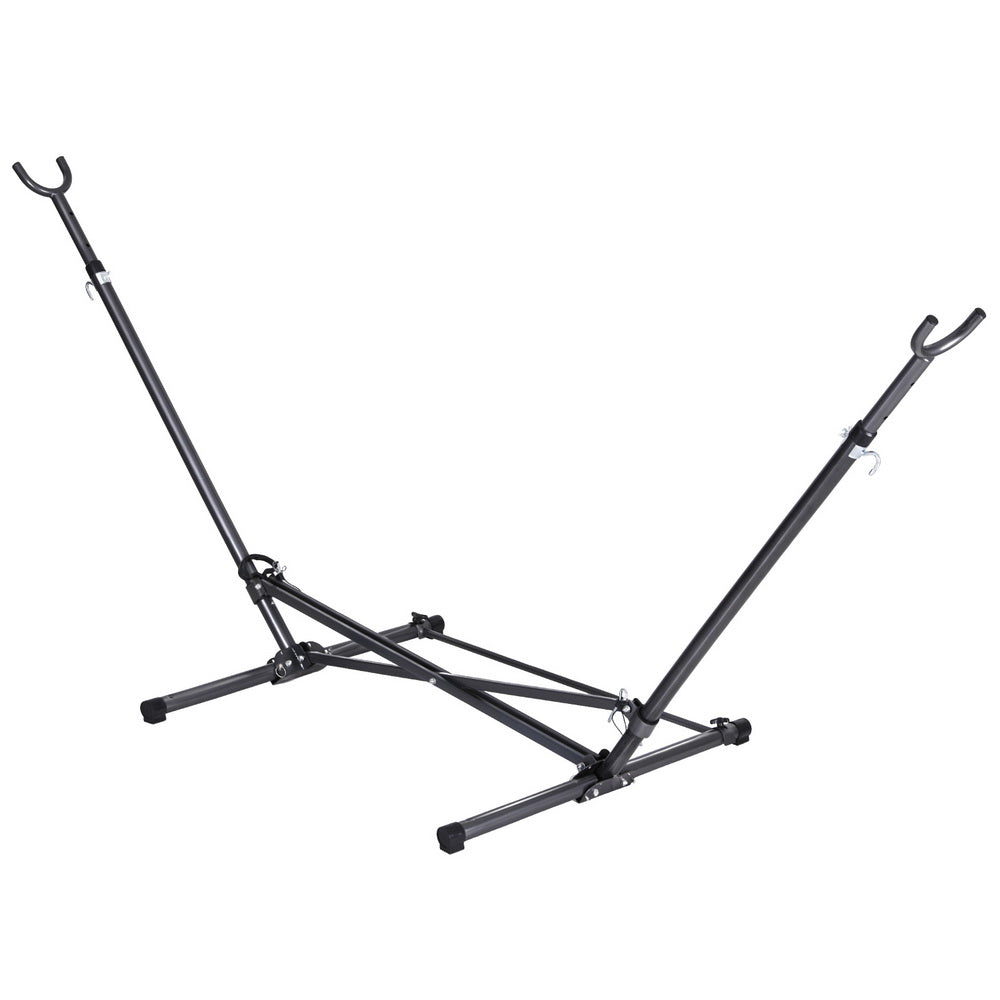 Gardeon Hammock Bed Stand Steel Frame Outdoor Indoor Awezingly