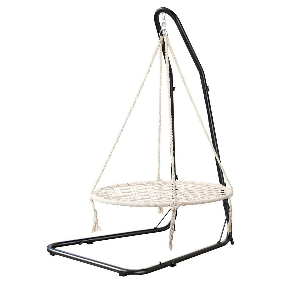 Gardeon Hammock Hanging Chair with Steel Stand Gardeon