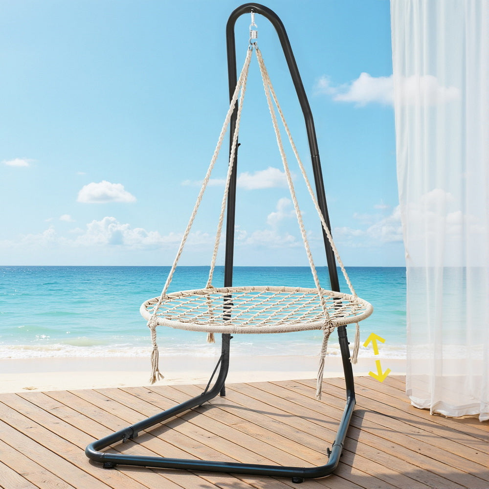 Gardeon Hammock Hanging Chair with Steel Stand Gardeon