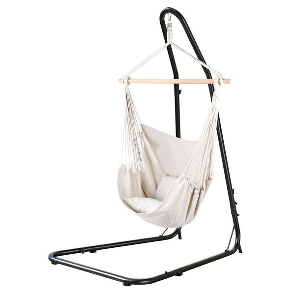 Gardeon Hammock Chair with Heavy Duty Steel Stand Gardeon