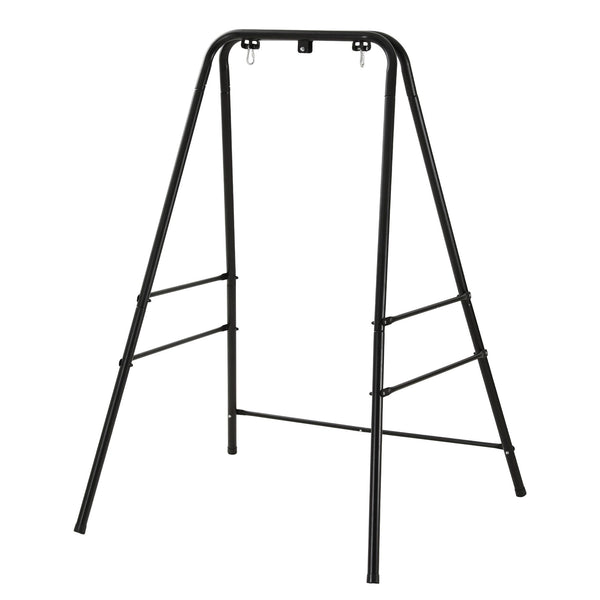 Gardeon Hammock Stand 135cm x180cm Steel Frame for Hanging Chairs Black Awezingly