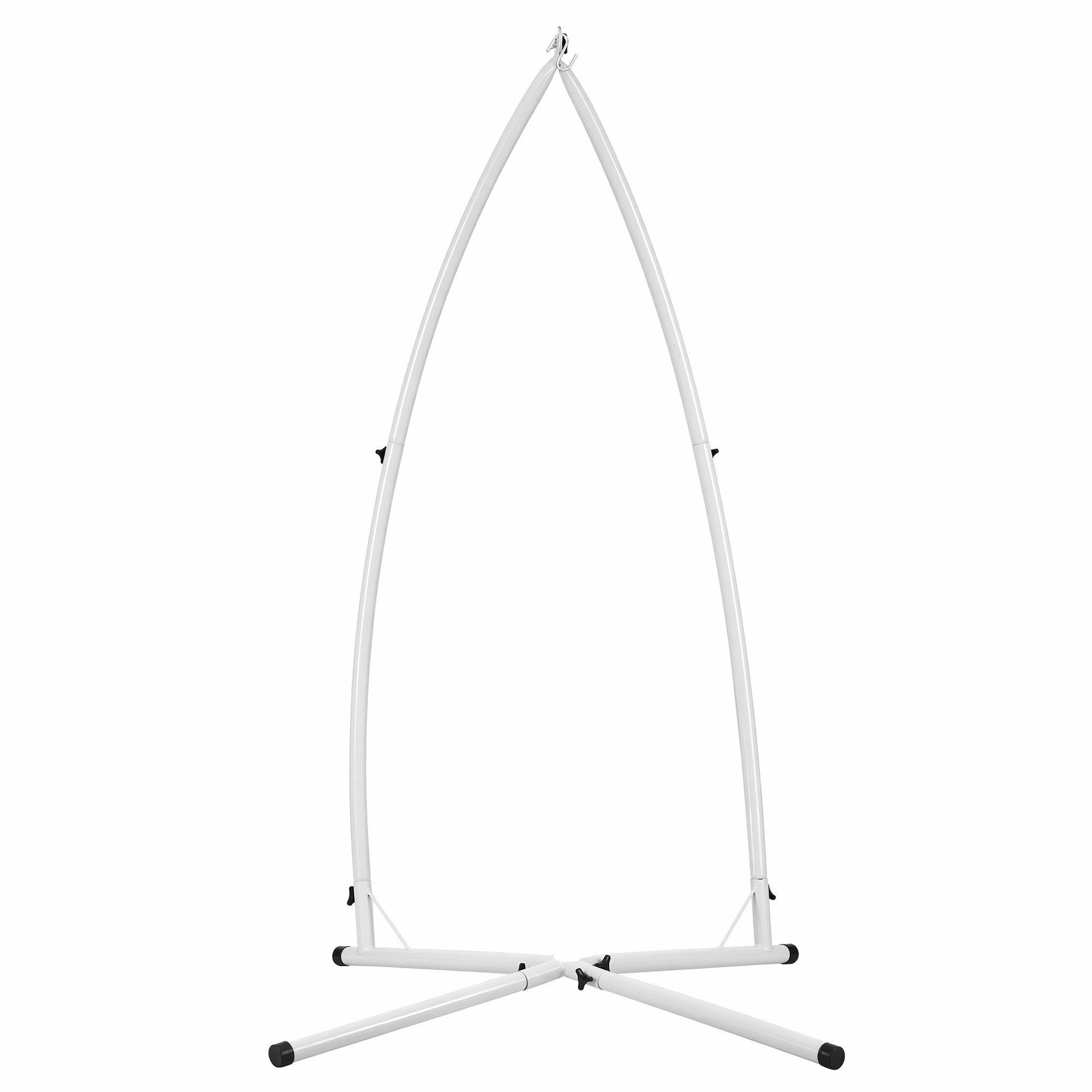Gardeon Hammock Stand 150kg Capacity White Steel Frame for Hanging Chairs Awezingly