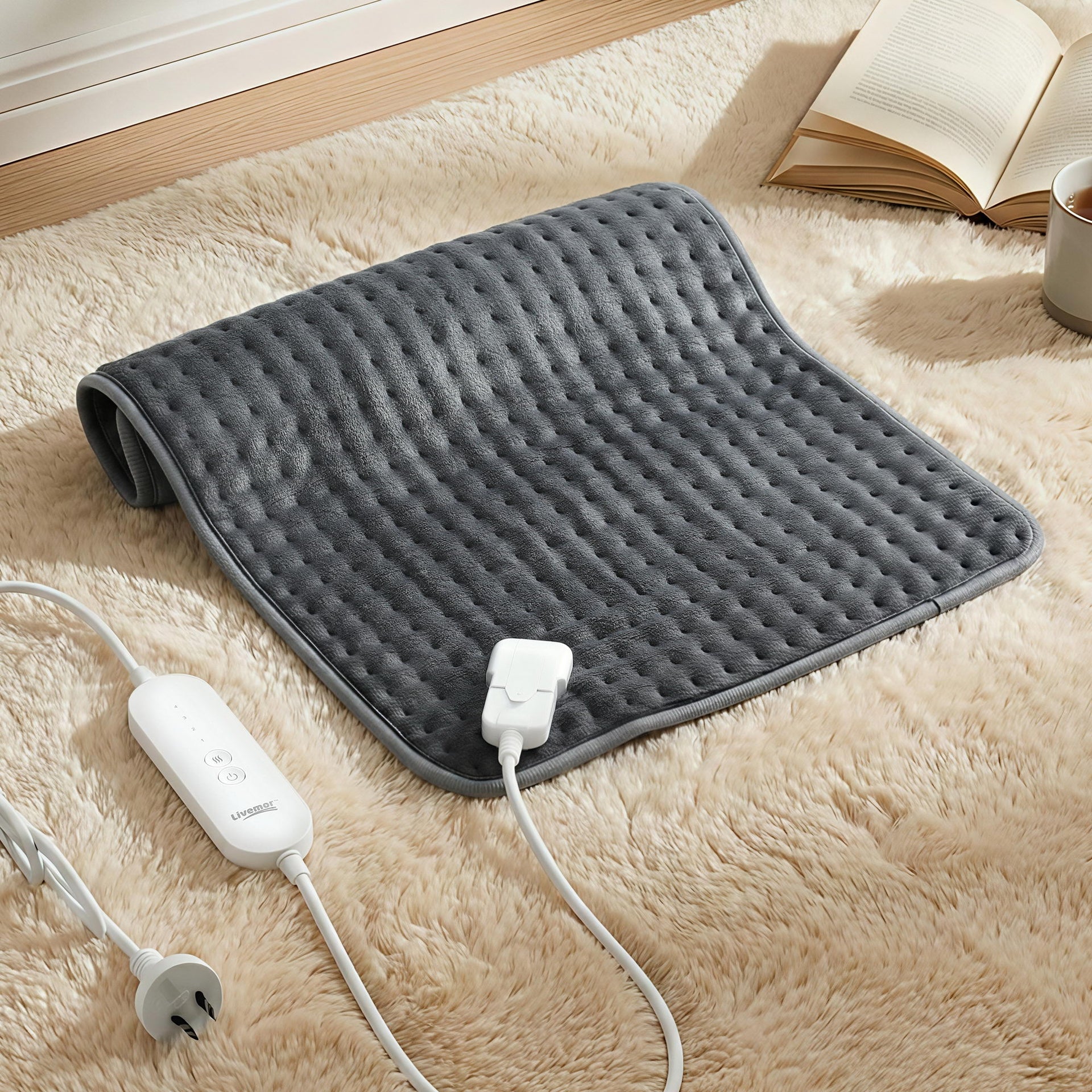 Livemor Electric Heating Pad Heat Mat 60x39cm Awezingly