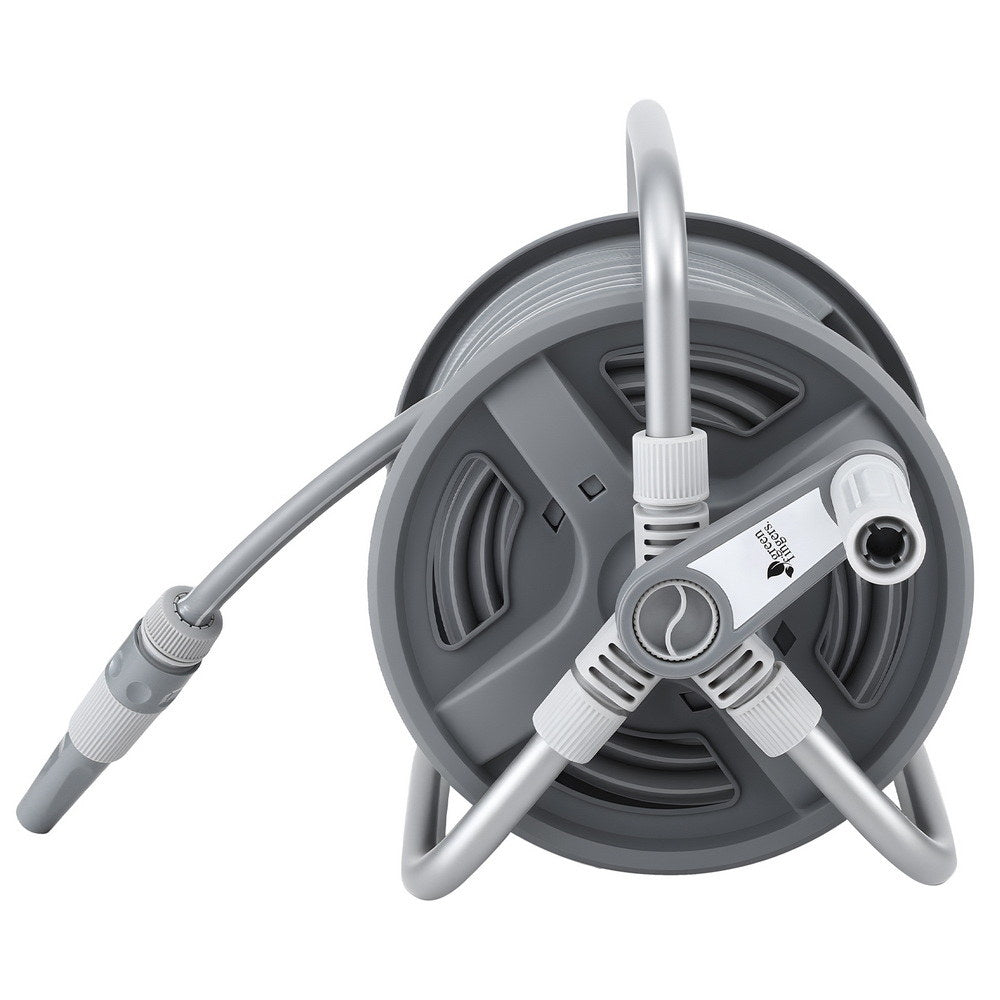 Green Fingers 20m Retractable Garden Hose Reel Heavy Duty 1/2