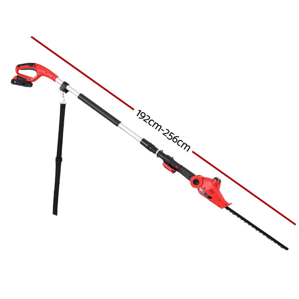 Giantz Cordless Pole Hedge Trimmer Garden Pruner Electric Cutter Giantz