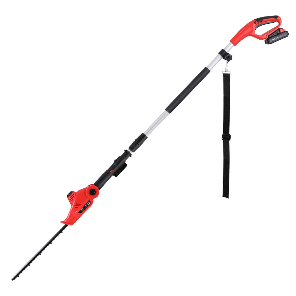 Giantz Cordless Pole Hedge Trimmer Garden Pruner Electric Cutter Giantz