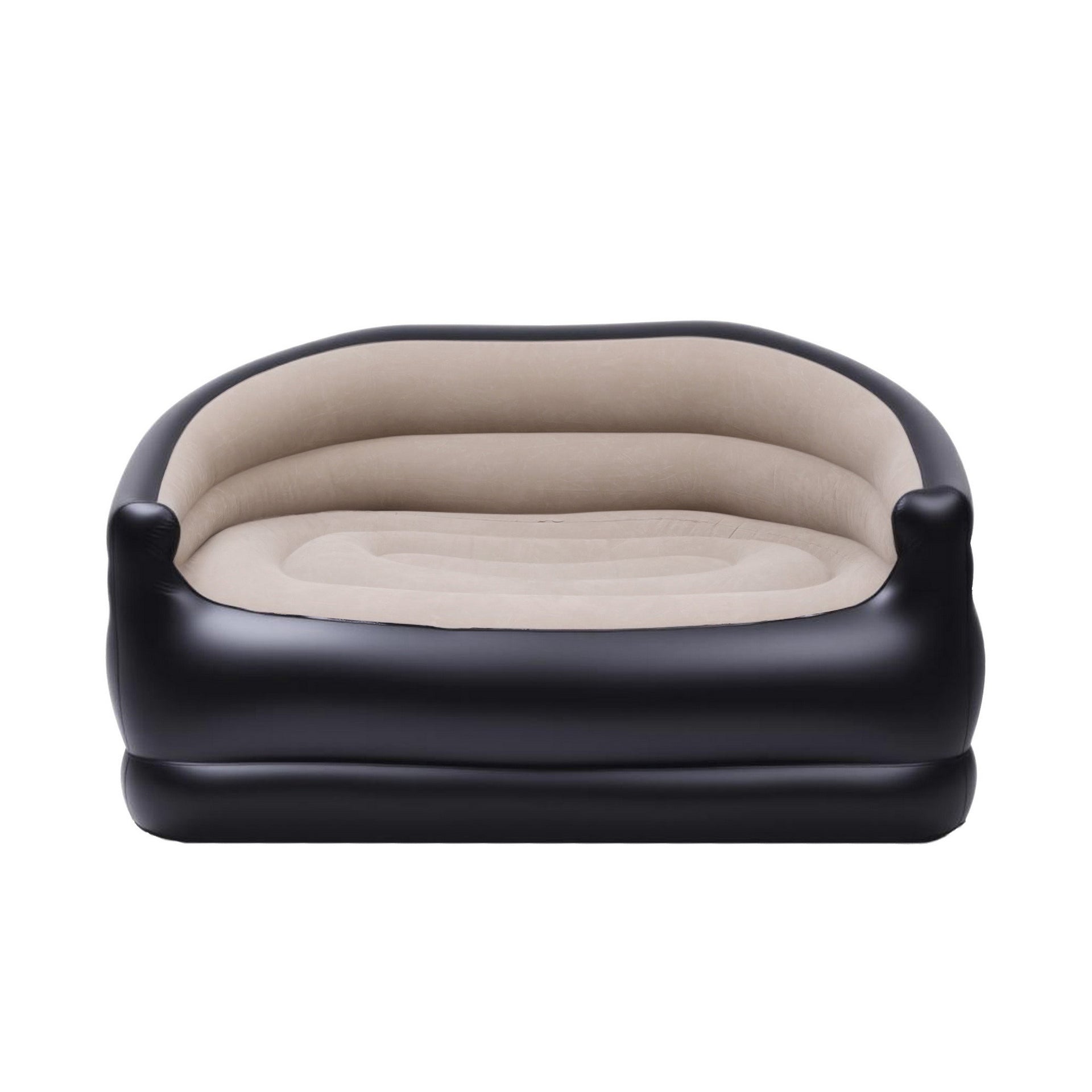 Gardeon Outdoor Air Sofa Inflatable Couch Two-Seater Lounge Chair with Pump Blow Up Couches for Camping Awezingly