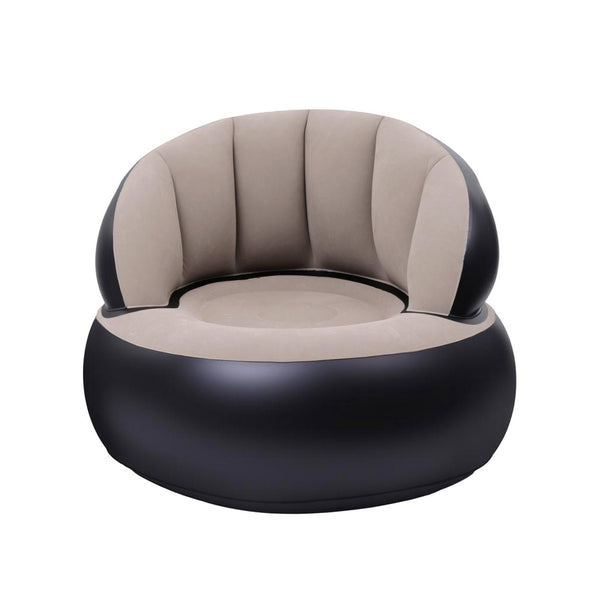 Gardeon Inflatable Chair Blow Up Folding Air Chairs Sofa for Camping with Pump Awezingly