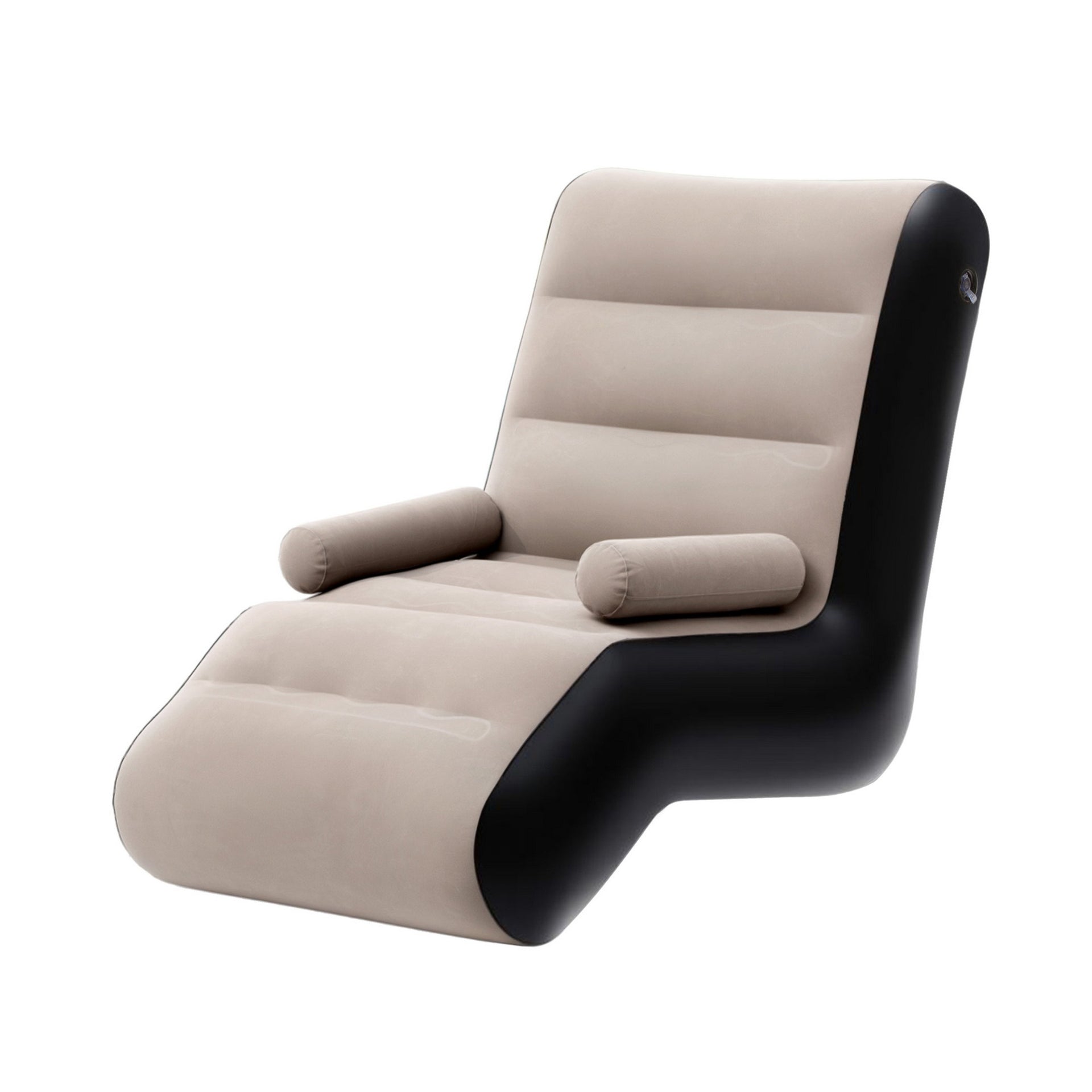 Gardeon Inflatable Chair Sun Lounger Blow Up Folding Air Chairs Sofa for Camping with Pump Awezingly
