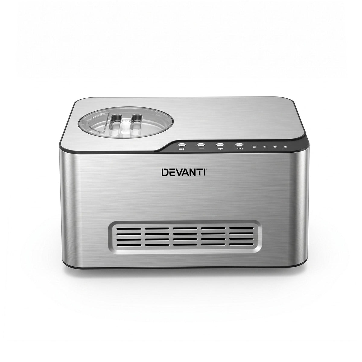 Devanti 2L 2-in-1 Ice Cream & Yogurt Maker Machine No Pre-Freezing Homemade Gelato Sorbet Awezingly