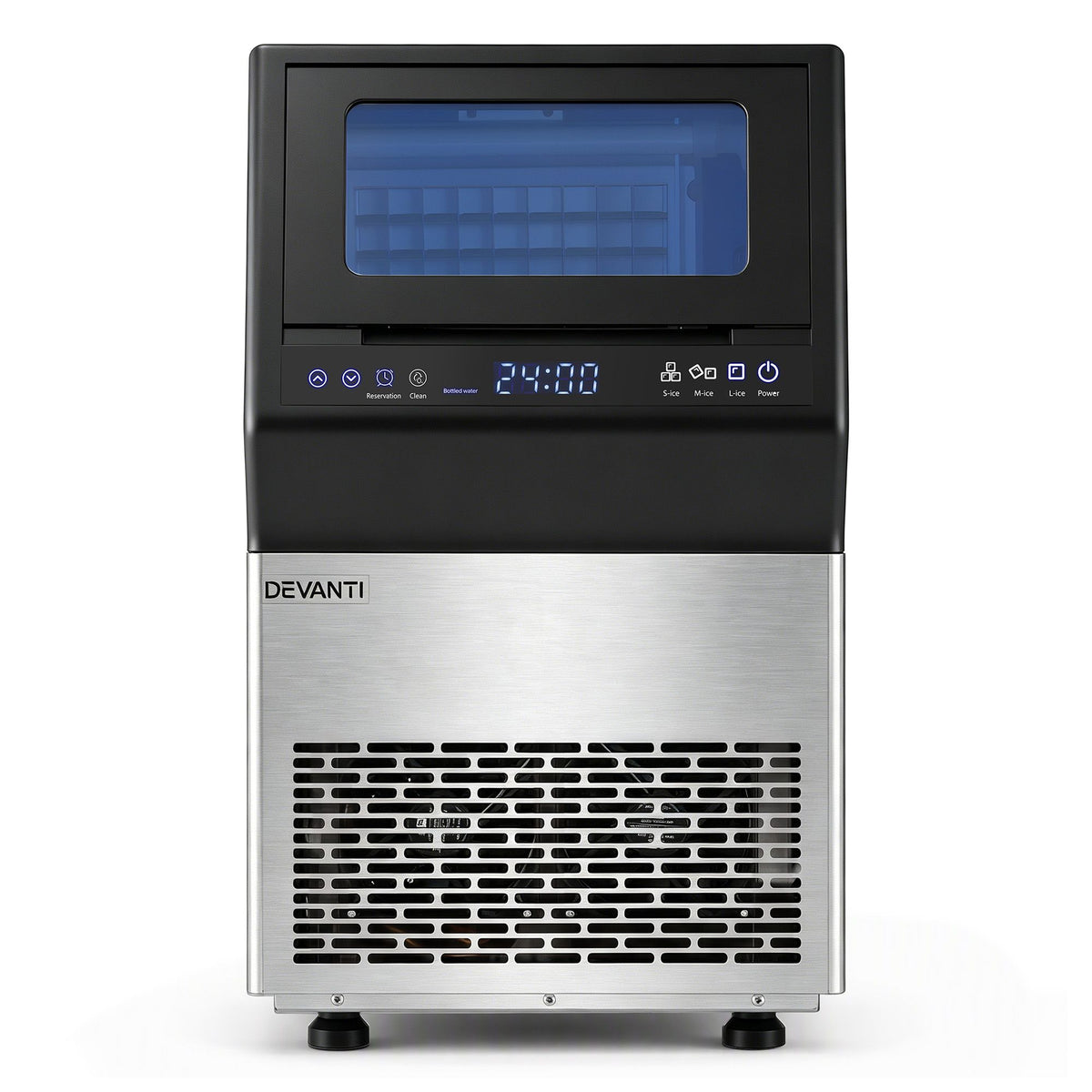 Devanti 35kg Commercial Ice Maker Freestanding Ice Cube Machine Awezingly