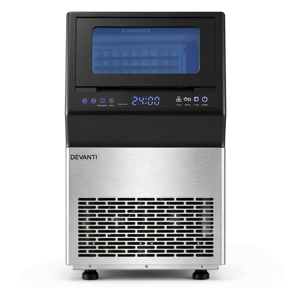 Devanti 35kg Commercial Ice Maker Freestanding Ice Cube Machine Awezingly