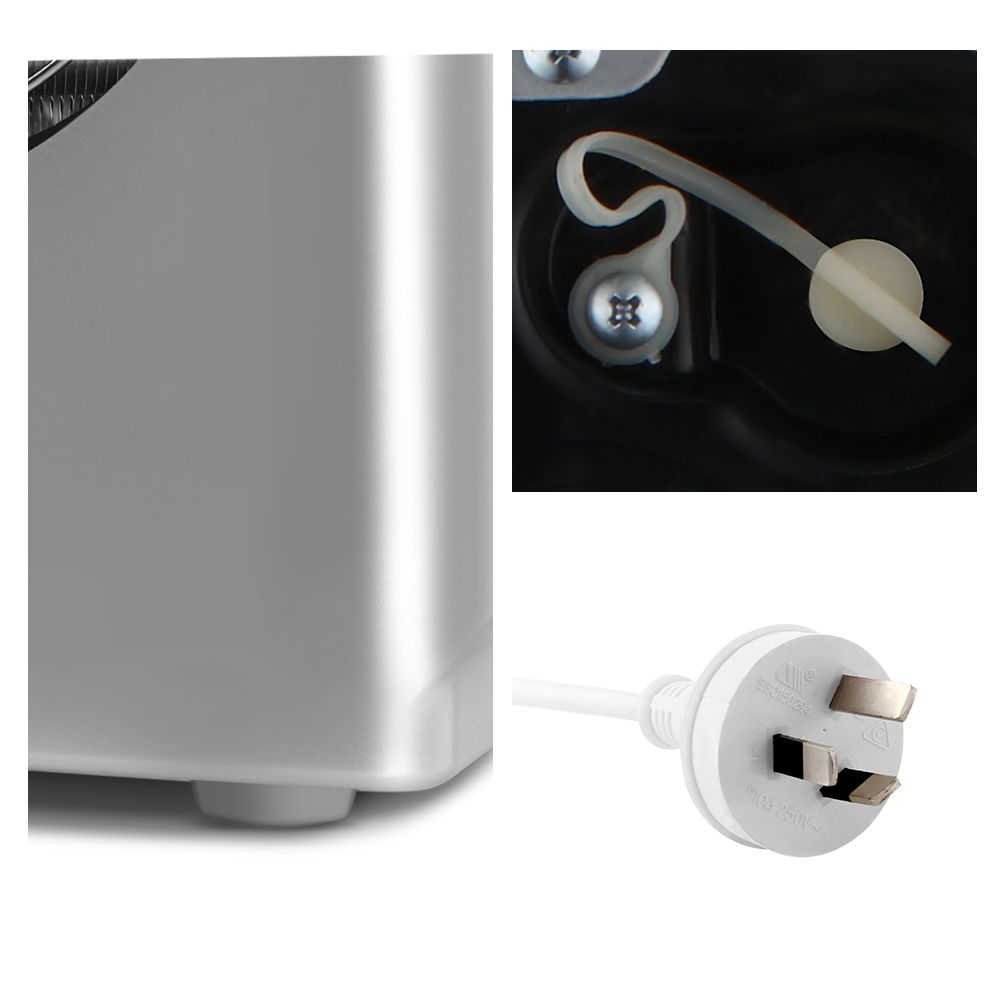 Devanti 12kg Ice Maker Machine Silver Awezingly