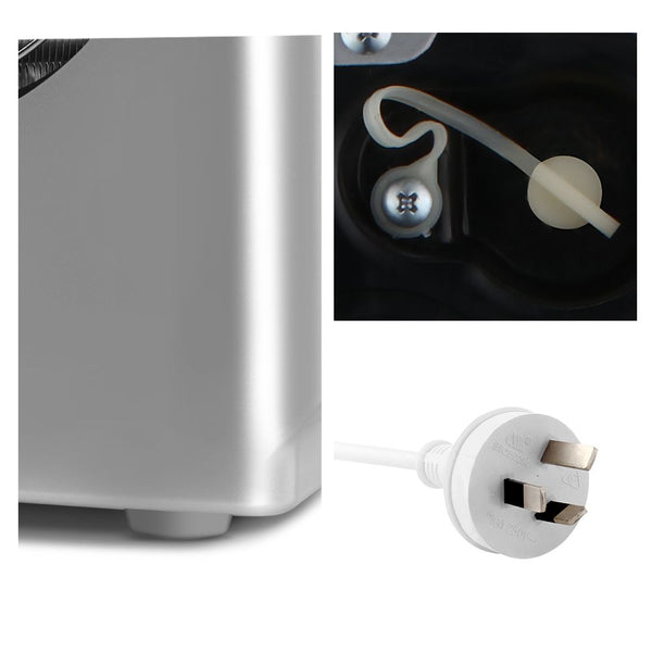 Devanti 12kg Ice Maker Machine Silver Awezingly