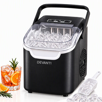 Devanti Ice Maker Ice Compact 12KG/24H Countertop Machine for Home