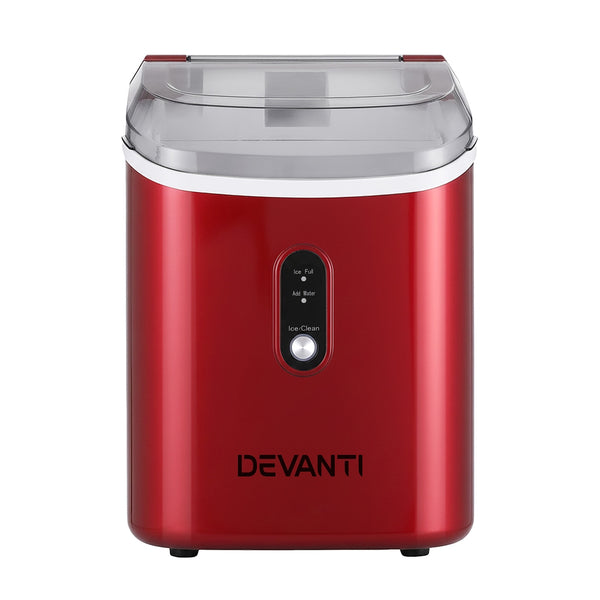 Devanti Ice Maker Machine 15kg Nugget Chewable Ice Cube Awezingly