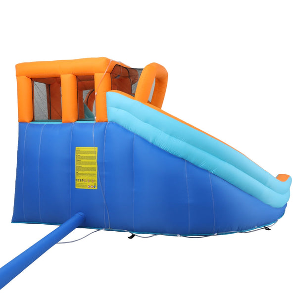 AirMyFun Kids Inflatable Pool Water Double Slide Park Jumping Castle 465X390CM Bestway