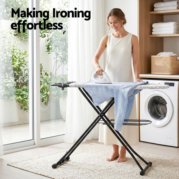 Artiss Foldable Ironing Board with Iron Rest Ironing Board for Laundry Room Arrow Awezingly