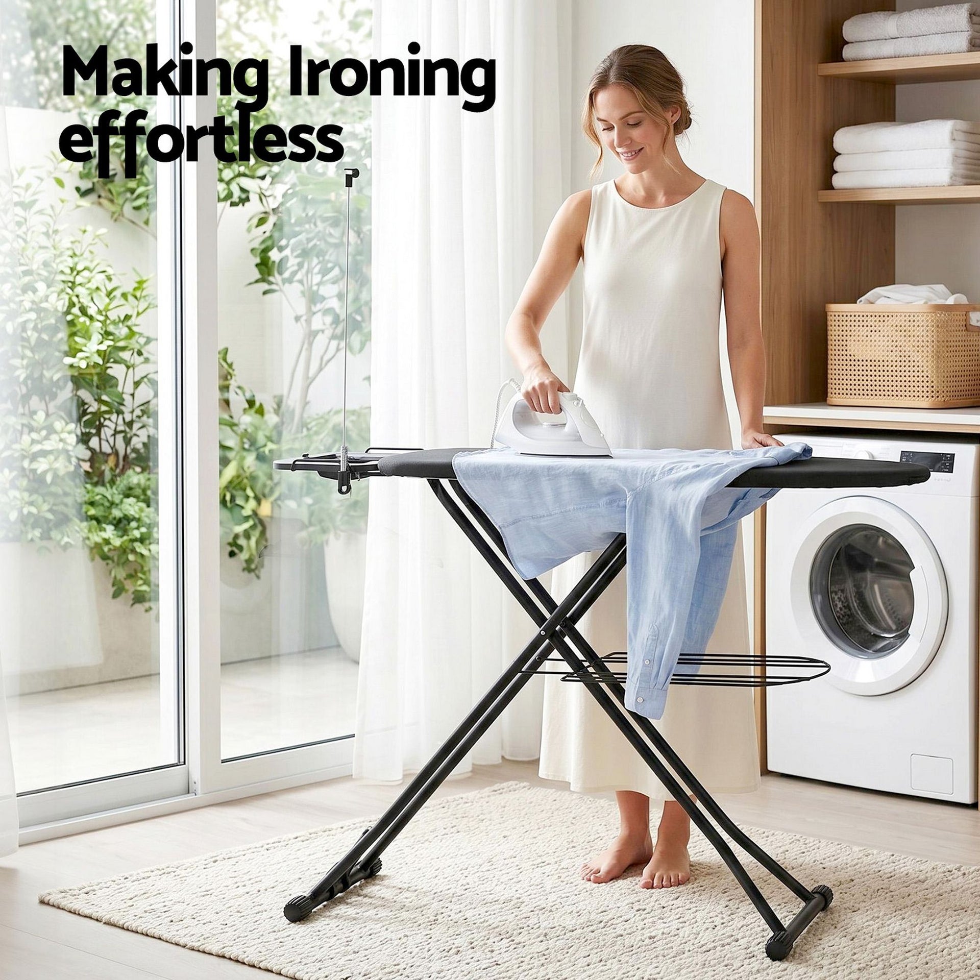 Artiss Foldable Ironing Board with Iron Rest Ironing Board for Laundry Room Awezingly