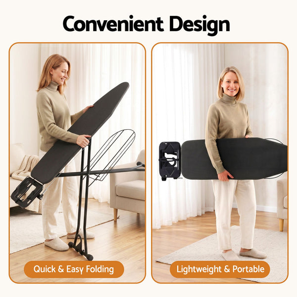 Artiss Foldable Ironing Board with Iron Rest Ironing Board for Laundry Room Awezingly