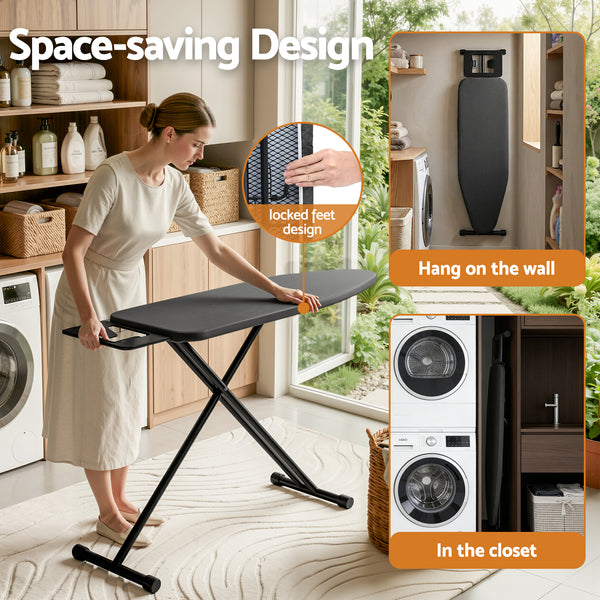 Artiss Ironing Board with Iron Rest with 3 Layers Extra Thick Cover Easy Storage Awezingly