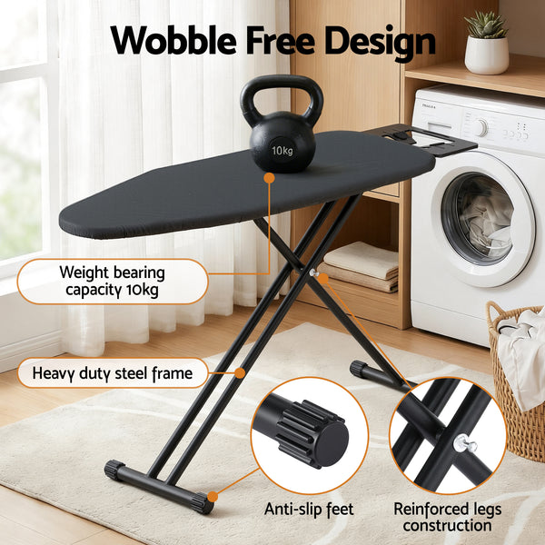 Artiss Ironing Board with Iron Rest with 3 Layers Extra Thick Cover Easy Storage Awezingly