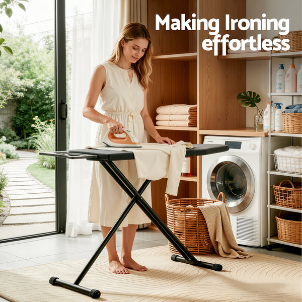 Artiss Ironing Board with Iron Rest with 3 Layers Extra Thick Cover Easy Storage Awezingly