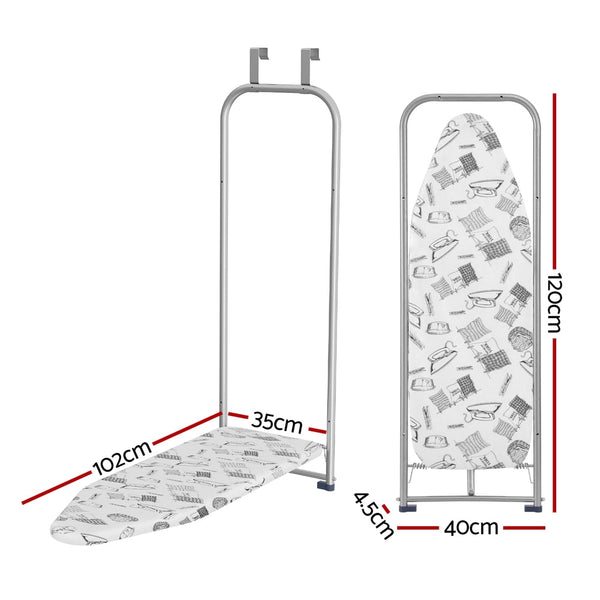 Artiss Ironing Board Wall Mounted Foldable White Artiss