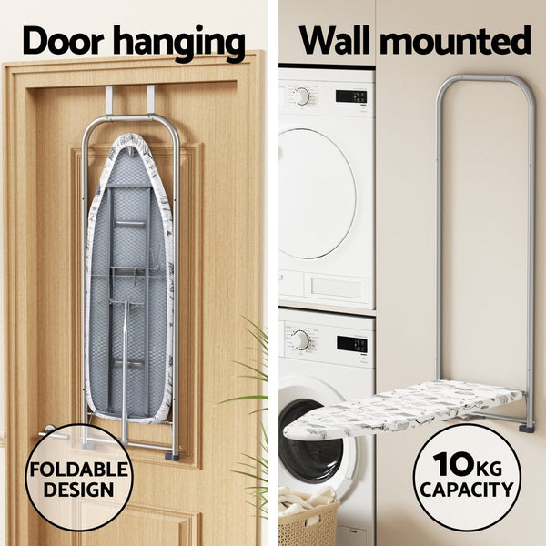 Artiss Ironing Board Wall Mounted Foldable White Artiss