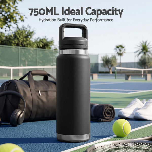 Everfit 750ML Insulated Water Bottle Stainless Steel Drink Bottle Awezingly