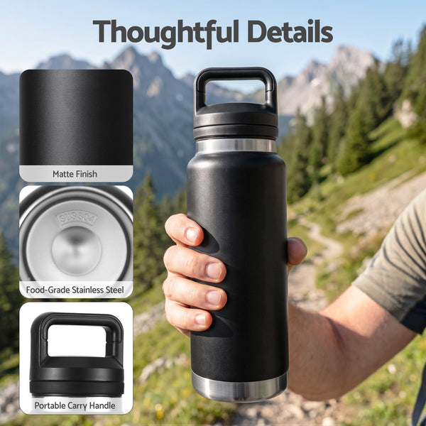 Everfit 750ML Insulated Water Bottle Stainless Steel Drink Bottle Awezingly