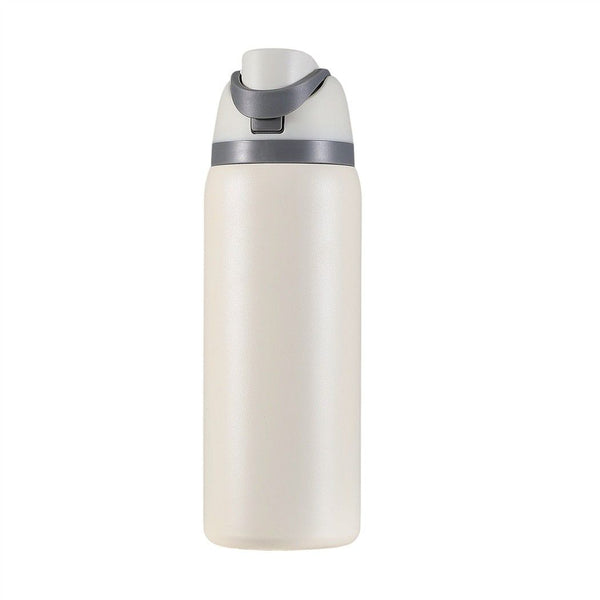 Everfit 950ML Insulated Water Bottle with Straw Stainless Steel Drink Bottle Awezingly