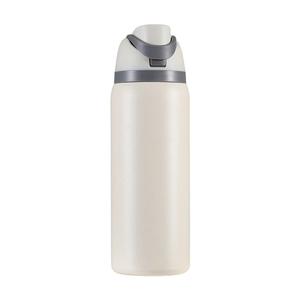 Everfit 950ML Insulated Water Bottle with Straw Stainless Steel Drink Bottle Awezingly