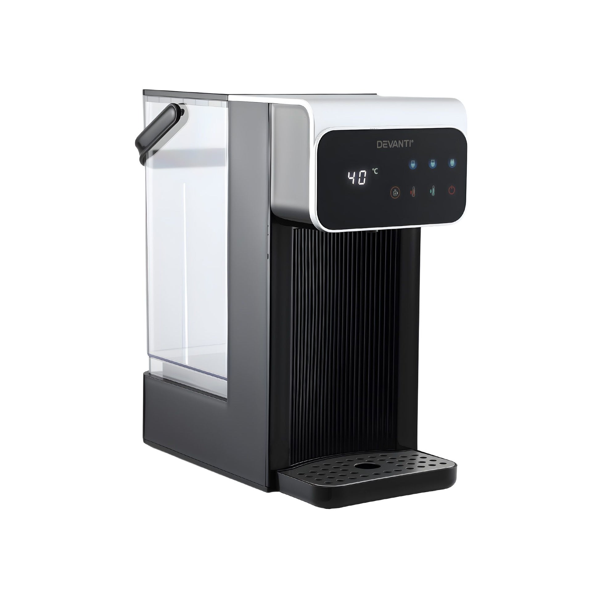 Devanti Instant Hot Water Dispenser 3L Heating Kettle 2400W Touch Control Water Black Awezingly
