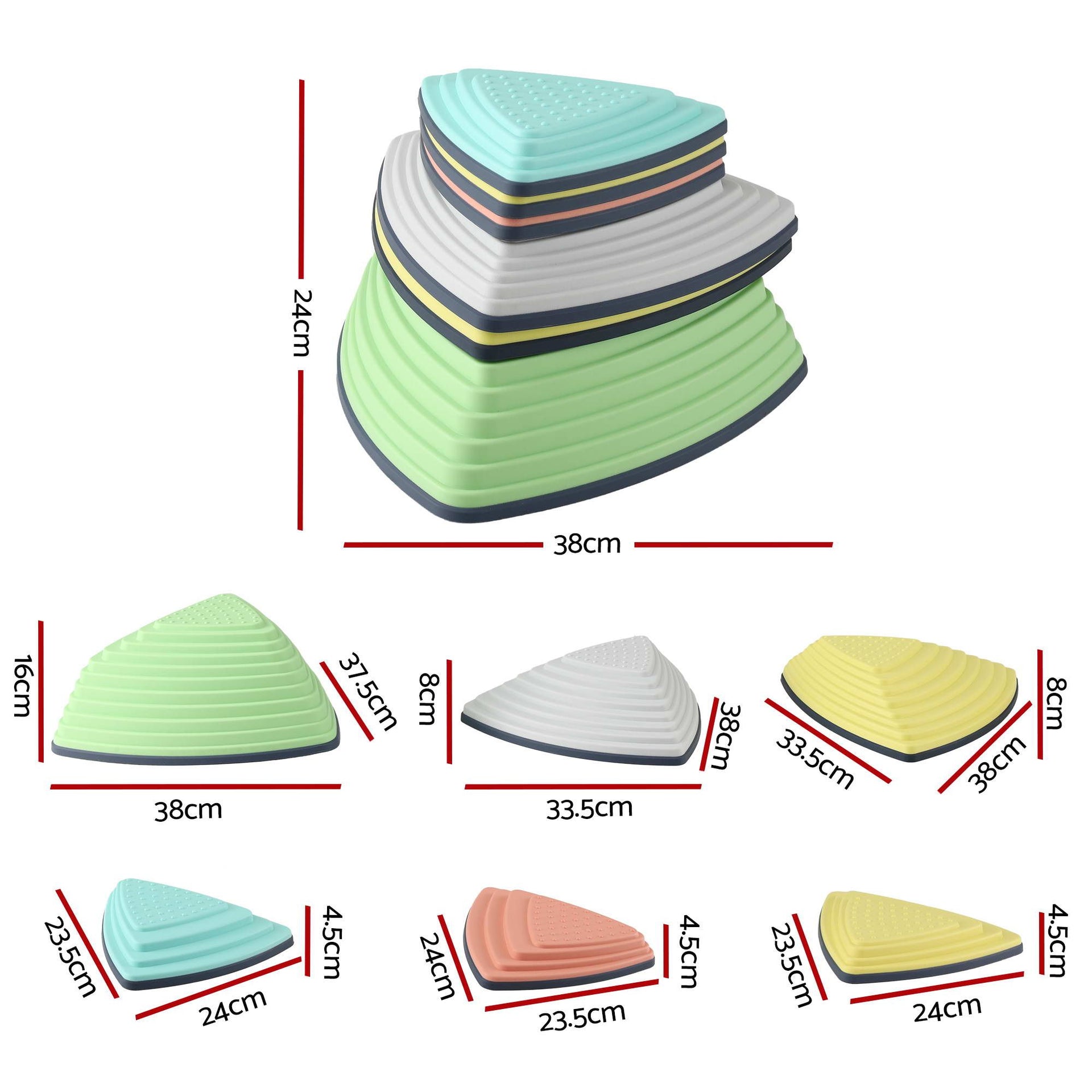Keezi Kids Stepping Stones 6PCS Balance Stones Indoor Outdoor Toy Awezingly