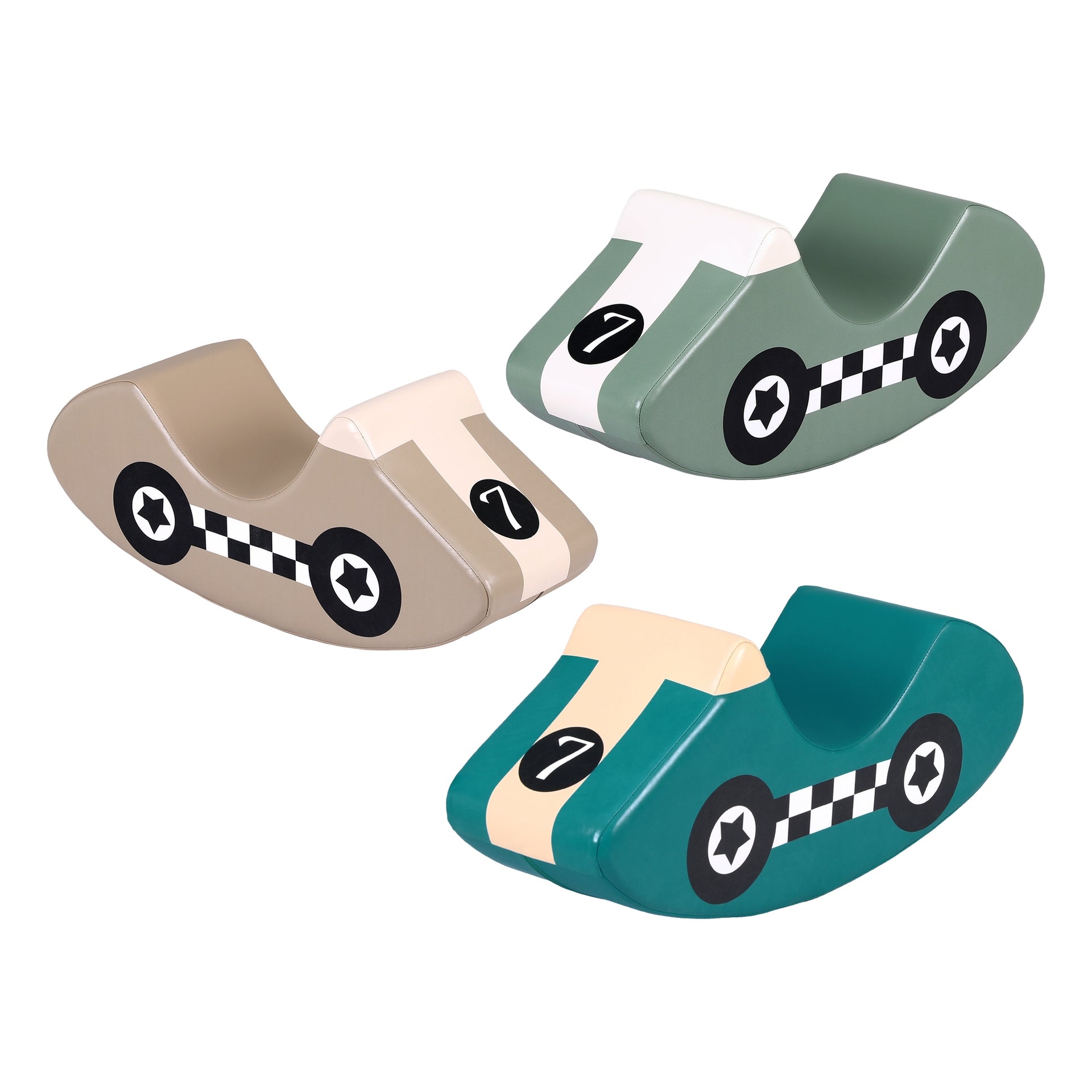 Kids Climbing Blocks 3Pcs Foam Toddler Playset Soft Indoor Climbing Toy Rocker Awezingly