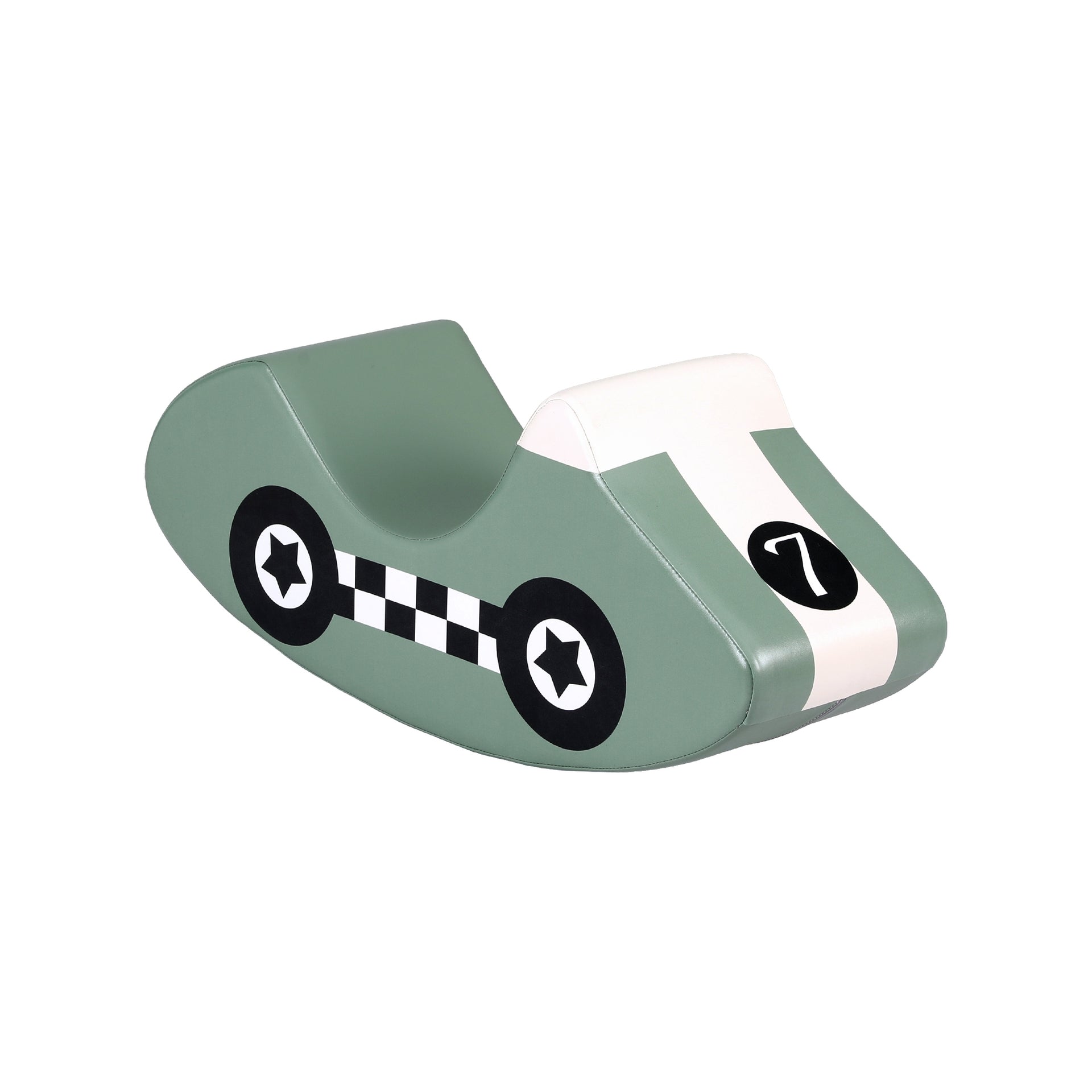 Kids Climbing Blocks Foam Toddler Playset Soft Indoor Climbing Toy Rocker Green Awezingly