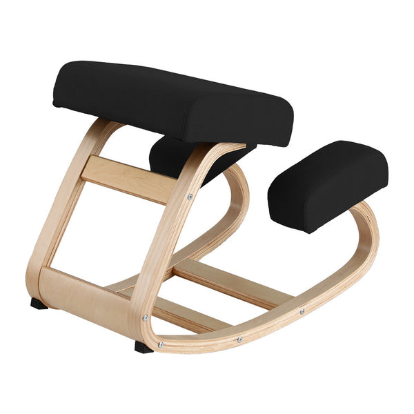 Artiss Kneeling Chair Ergonomic Posture Chair with Memory Foam Balance Stool for Home Office Gaming 120kg Weight Capacity Black Awezingly