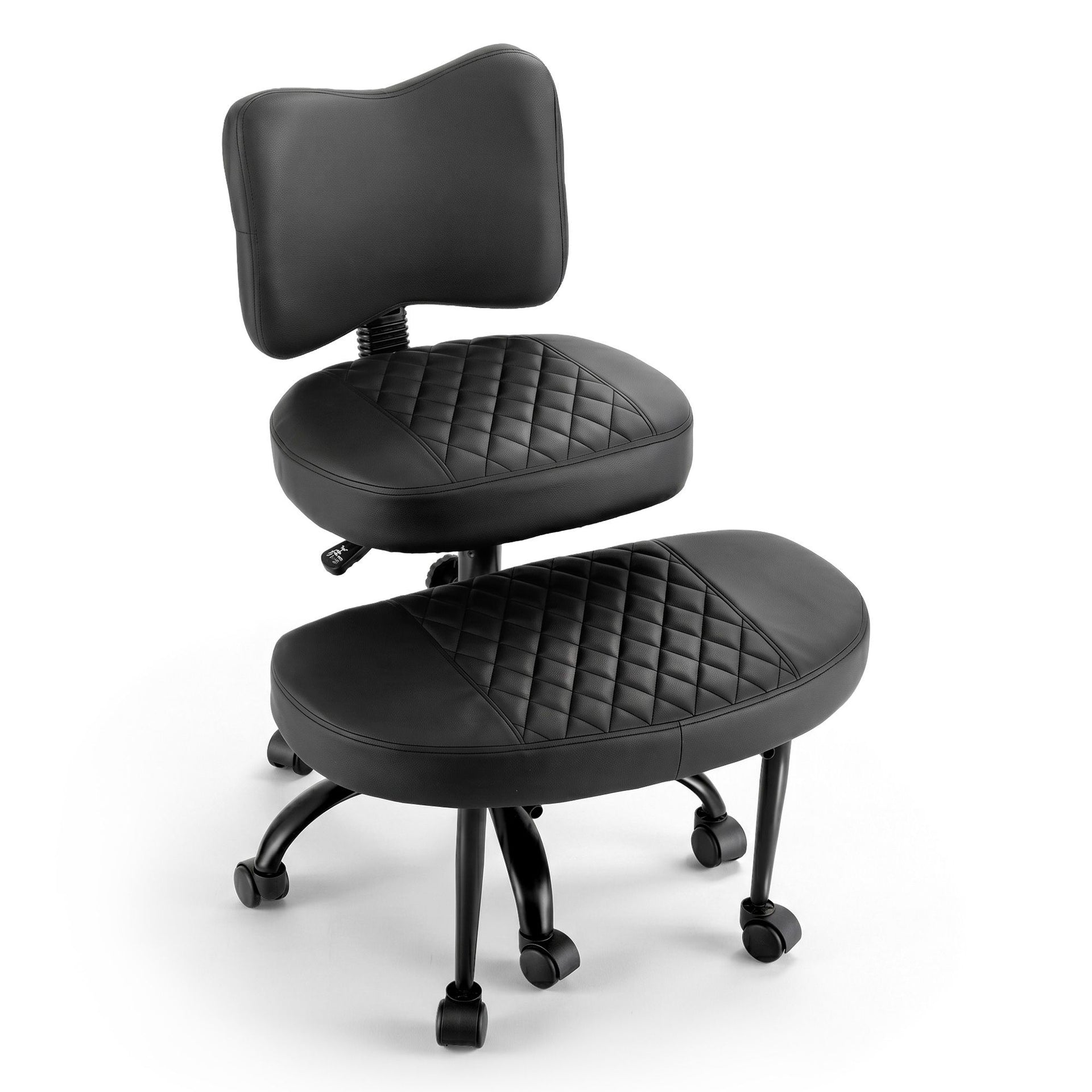 Artiss Cross Legged Kneeling Chair Adjustable Meditation Ergonomic Office Seat Awezingly