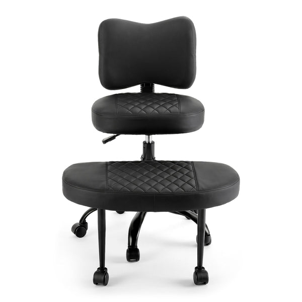 Artiss Cross Legged Kneeling Chair Adjustable Meditation Ergonomic Office Seat Awezingly