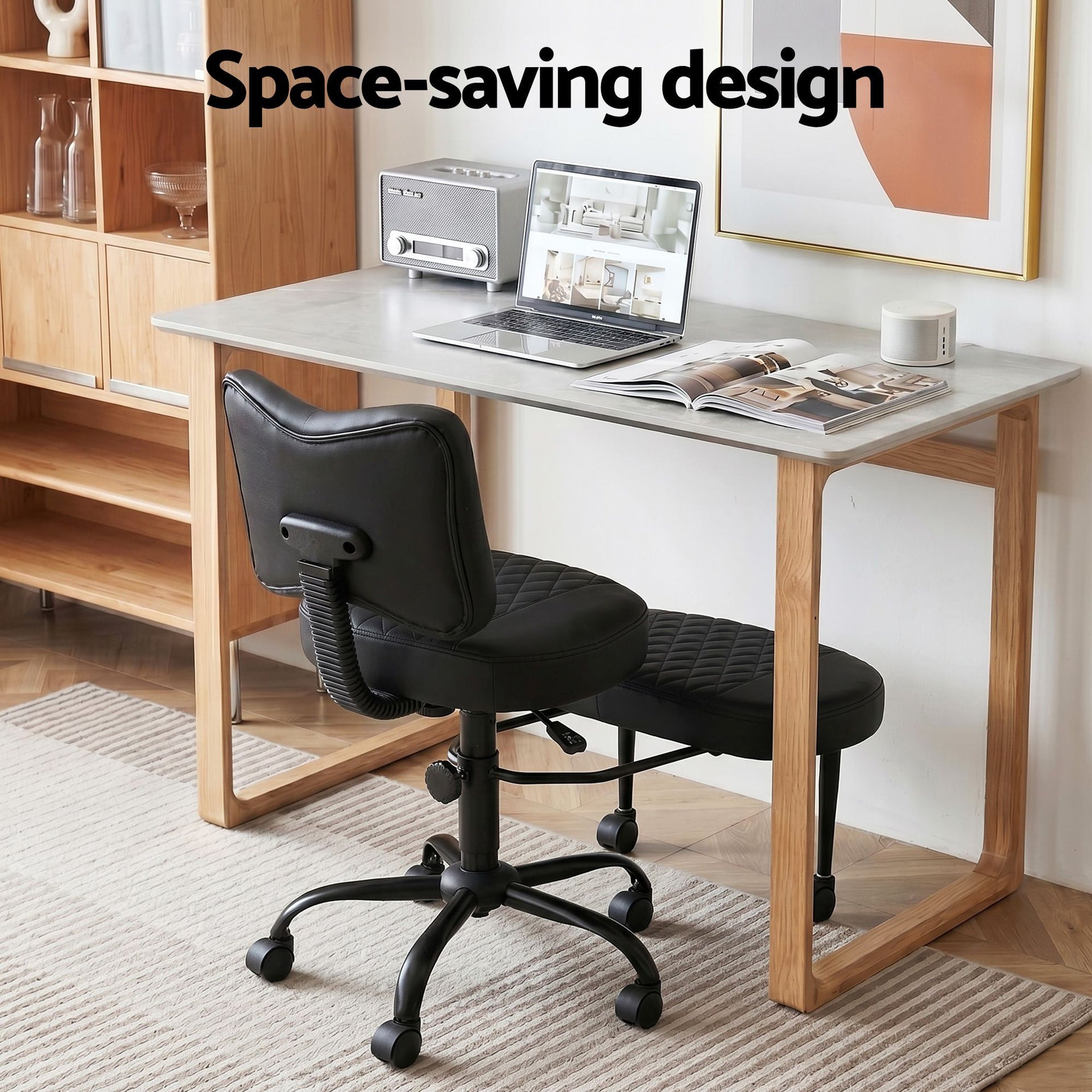 Artiss Cross Legged Kneeling Chair Adjustable Meditation Ergonomic Office Seat Awezingly