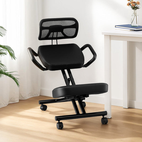 Artiss Kneeling Chair Ergonomic Office Home Knee Seat Posture Back Stretch Rest Awezingly