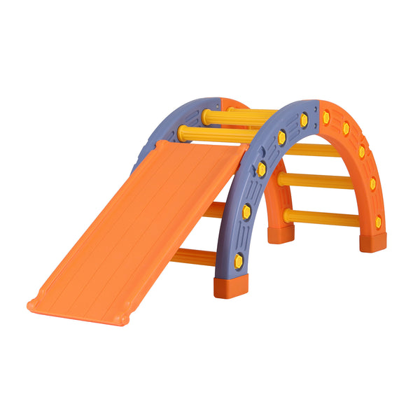Keezi Kids Climbing Frame Set With Slide Indoor Outdoor Toddler Toys Pikler Arch Climber Awezingly