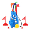 Keezi Kids Golf Set Toddler Club Set Pull Cart Indoor Outdoor Backyard Mini Toy Ages 2-6