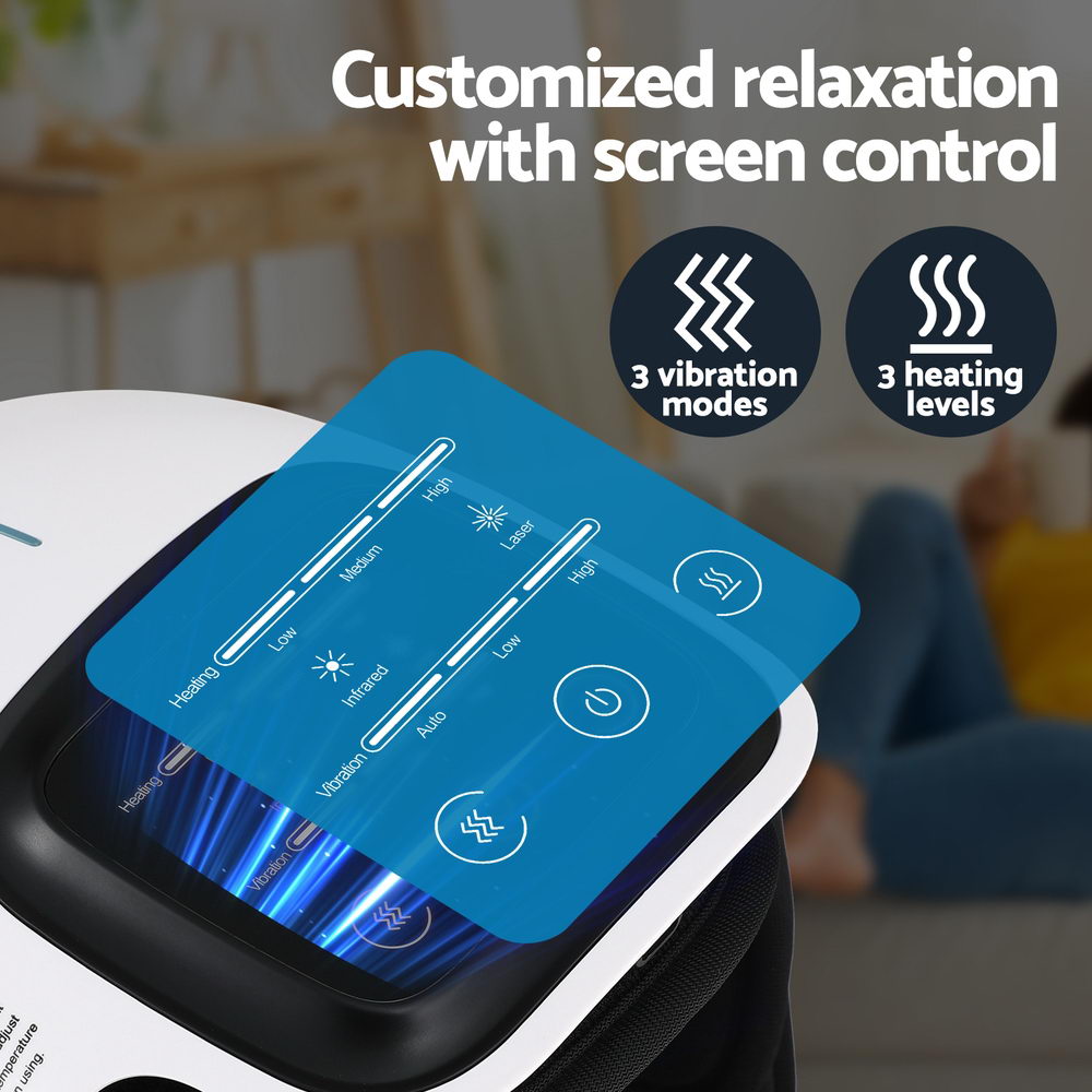 Livemor Knee Massager Vibration Infrared Heating Therapy Machine Elbow Awezingly