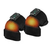 Livemor Knee Massager with Heat (2 Pack), Cordless Heated Knee Massage for Pain Relief with 3 Heating Levels, 3 Vibration Modes, Gentle Lights, Adjustable Straps, 3-in-1, Gift for Men and Women