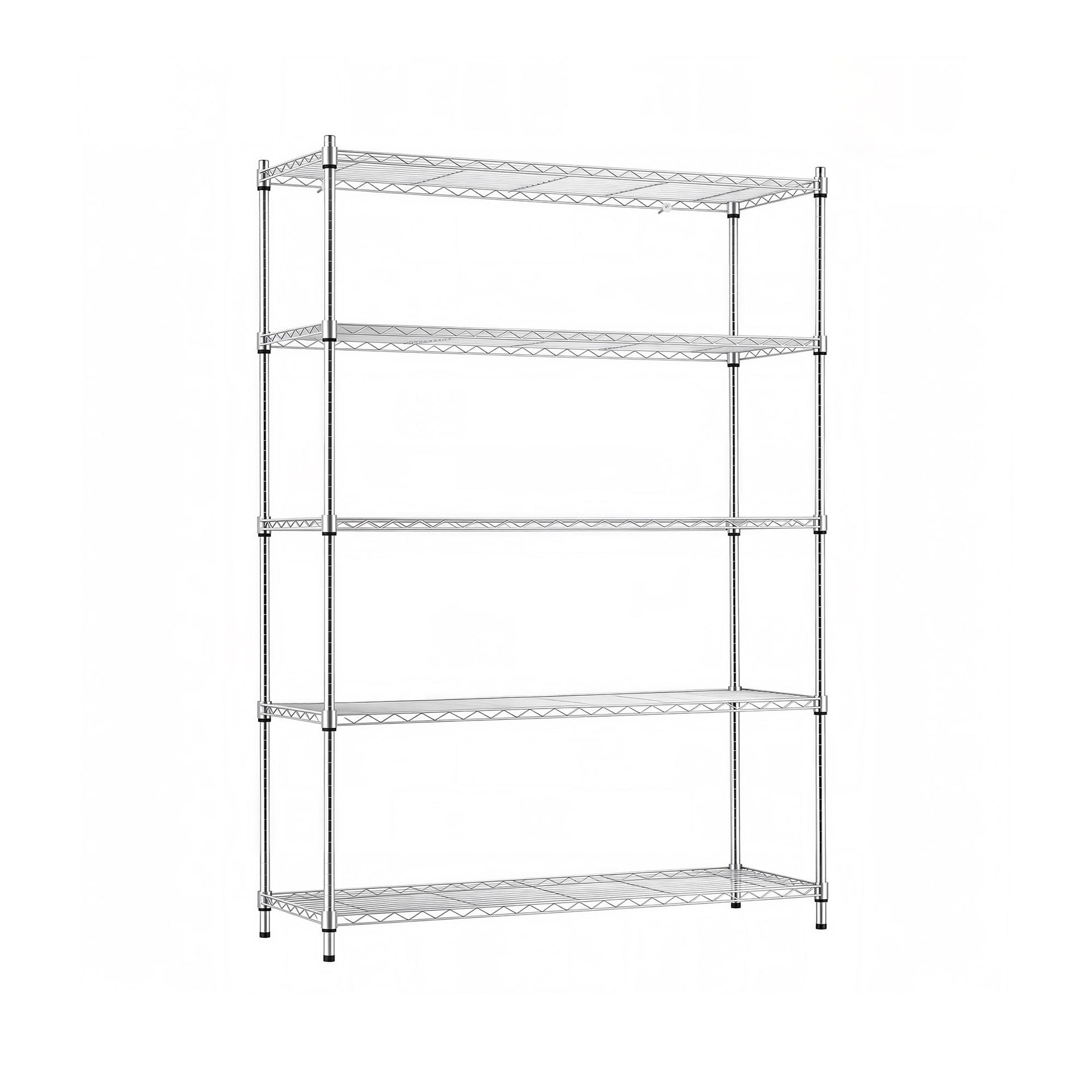 Artiss 5-Tier Kitchen Rack Shelf Shelving 120x45x179CM Adjustable Metal Storage Shelves Awezingly
