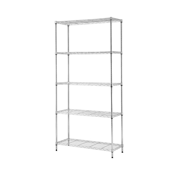 Artiss 5-Tier Kitchen Rack Shelf Shelving 90x35x182CM Adjustable Metal Storage Shelves Artiss